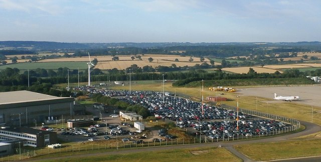 Car Park At East Midlands Airport Anthony Parkes Geograph Britain   4597265 33727f73 