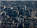 Canary Wharf from the air