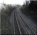 Railway from Taffs Well towards Radyr station, Cardiff