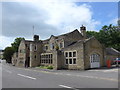 Looking across Main Road towards the George Hotel