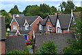 Suburban housing below Nantwich Aqueduct