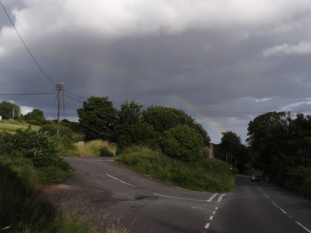 Rainbow near White Brae