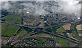 NS6964 : Baillieston Interchange from the air by Thomas Nugent