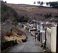 Lane west of Cymer Afan Comprehensive School, Cymmer