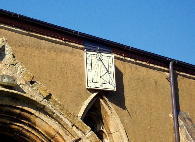 Church sundial at Rippingale, near Bourne, Lincolnshire