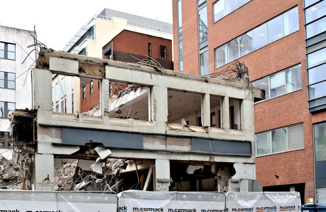 Clarendon House (demolition), Belfast - August 2015(1)