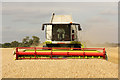 SK8770 : Barley harvest by Richard Croft