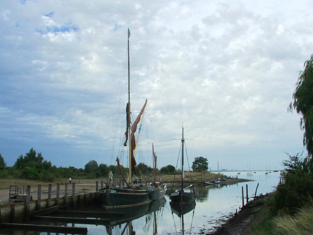 Edith May sailing barge, Lower Halstow