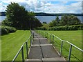 Steps leading down from Brucehill