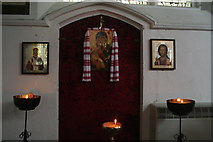 TF4609 : Russian Orthodox corner in Church of SS Peter and Paul, Wisbech by Chris
