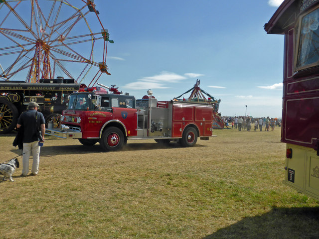 Gloucestershire Vintage & Country Extravaganza - US fire engine
