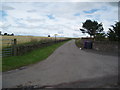 NO5041 : Farm road to Birns Farm by Douglas Nelson