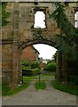 View through the gatehouse