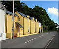 Yellow holiday cottage in Quay Road, Goodwick