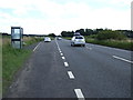 Lay-by with phone box on the A1 southbound