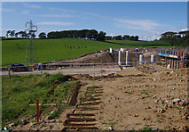 SD4864 : Green Lane Bridge under construction by Ian Taylor