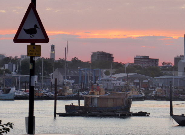 Sunset at the River Itchen, Southampton