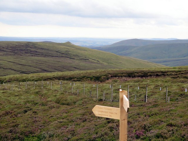 New signpost at Scotsman's Knowe