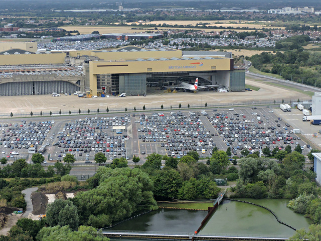 BA Hangar at Heathrow