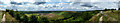 SE8593 : Panorama of the Hole of Horcom, Yorkshire by Christine Matthews