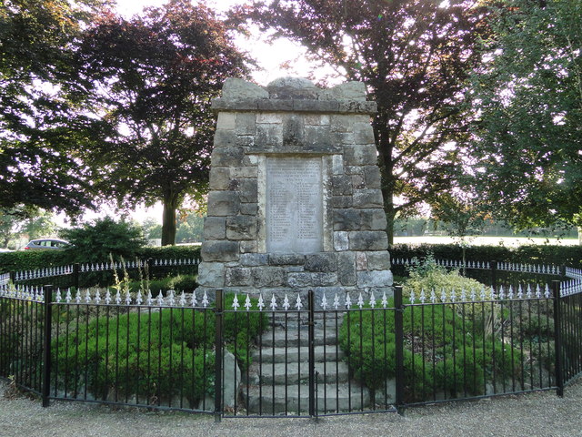 The World War Two Memorial in Memorial... © Adrian S Pye cc-by-sa/2.0 ...