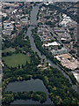 Staines from the air