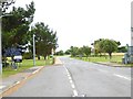 Looking into Baker Barracks from beside the guard room