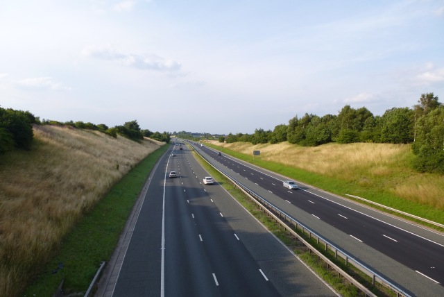 Looking North on the A1(M)