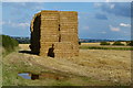 Straw bales south of Ashby St Ledgers