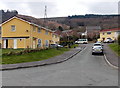 Western arm of Canonbie Crescent, Aberfan