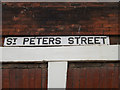 TM1644 : St.Peters Street sign by Geographer