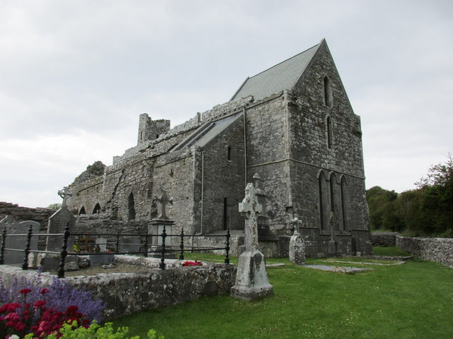 Corcomroe Abbey - from the south-east © Jonathan Thacker cc-by-sa/2.0 ...