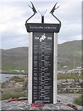 NL6597 : Barra and Vatersay War Memorial [1] by M J Richardson