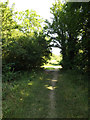 TL0752 : Bridleway to Ravensden Road by Geographer