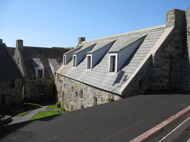 Kisimul Castle courtyard