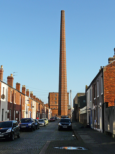 Dixon's Chimney, viewed from Kendal Street
