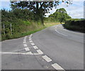 Minor road north into Clarbeston Road, Pembrokeshire