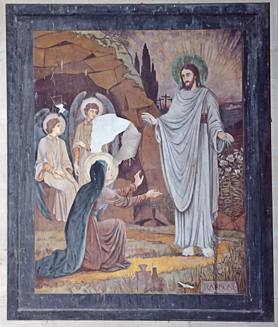 Resurrection painting, West Tofts church