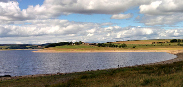 Cronkley viewed from across the Derwent reservoir