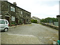 Sowerby Bridge FP100, Link A, passing houses at Upper Field House