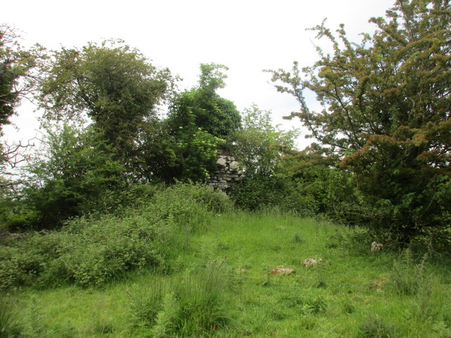 The remains of Letter parish church