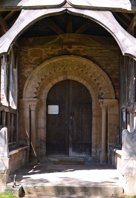 South door, St Lawrence, Preston-on-Wye