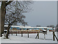 Goldfield Infants School, Tring, in the snow