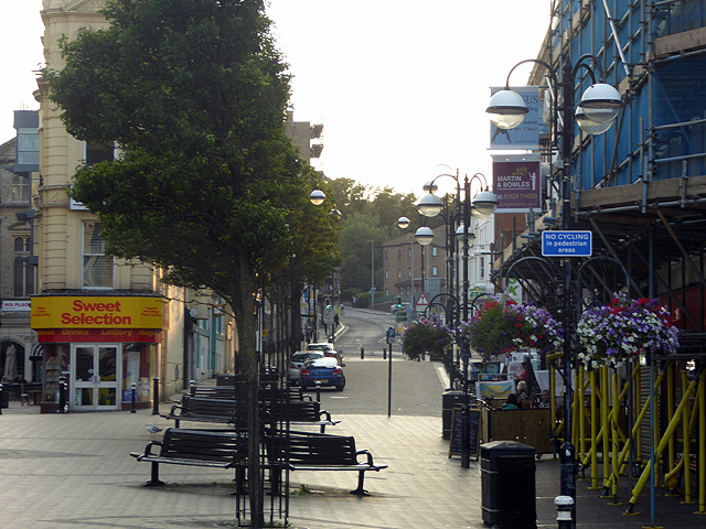 The Queen's Road pedestrianised area, Hastings
