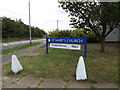 TL1116 : St.Mary's Church sign by Geographer