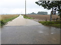 Footpath goes west from Pagham Road