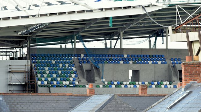 New stands, Windsor Park, Belfast - August 2015 (1)