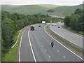 The A74(M) looking south