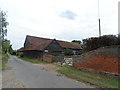 Seventeenth century barn at Moors Farm