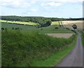 Arable fields north east of White Hill